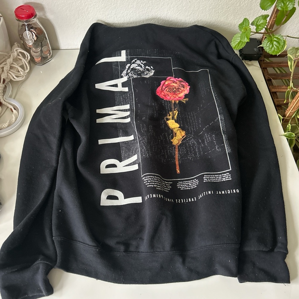 Empyre Black Graphic Jacket